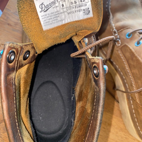 Danner Bull Run Lux Sandstone men’s size 9 - Picture 3 of 10